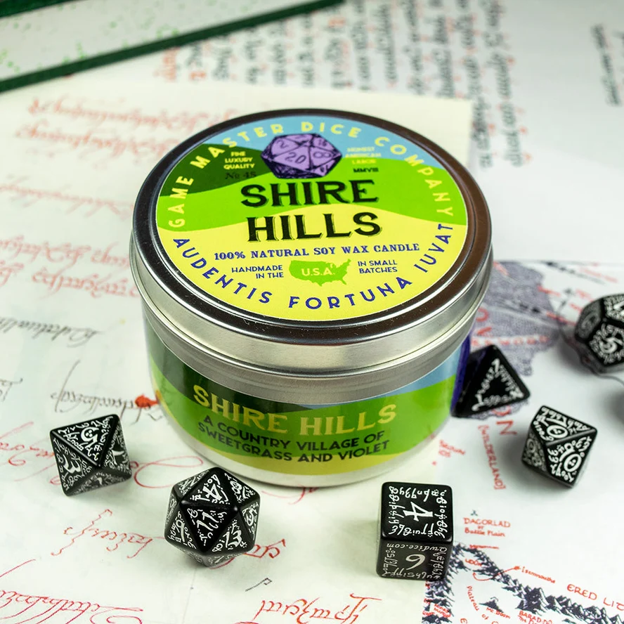 SHIRE HILLS 8oz GAMING CANDLE