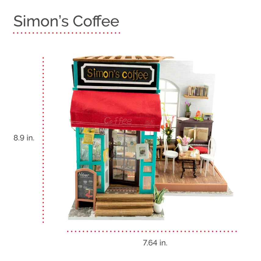 SIMON'S COFFEE DIY MINIATURE HOUSE - Image 2