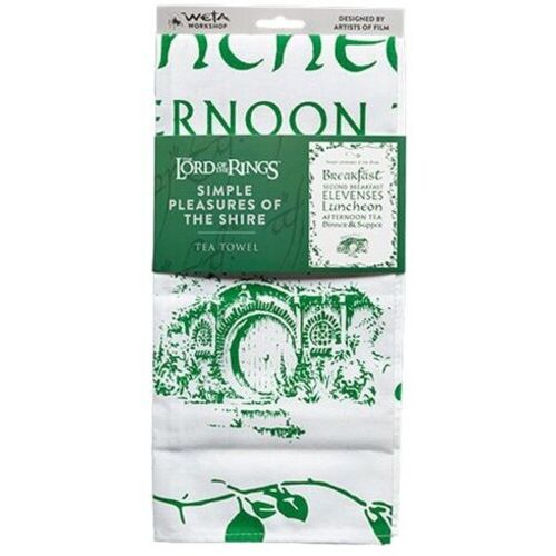 SIMPLE PLEASURES OF THE SHIRE TEA TOWEL (THE LORD OF THE RINGS WETA WORKSHOP) - Image 2