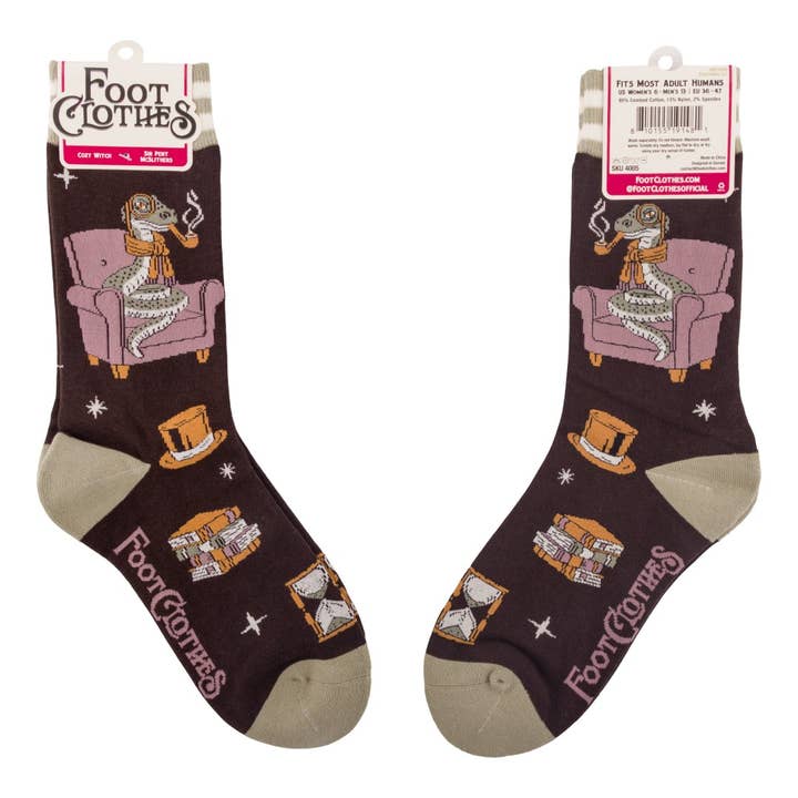 SIR PENT MCSLITHERS CREW SOCKS BY FOOTCLOTHES - Image 2