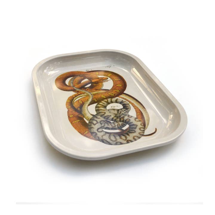 SMALL METAL SNAKE RITUAL TRINKET TRAY - Image 2