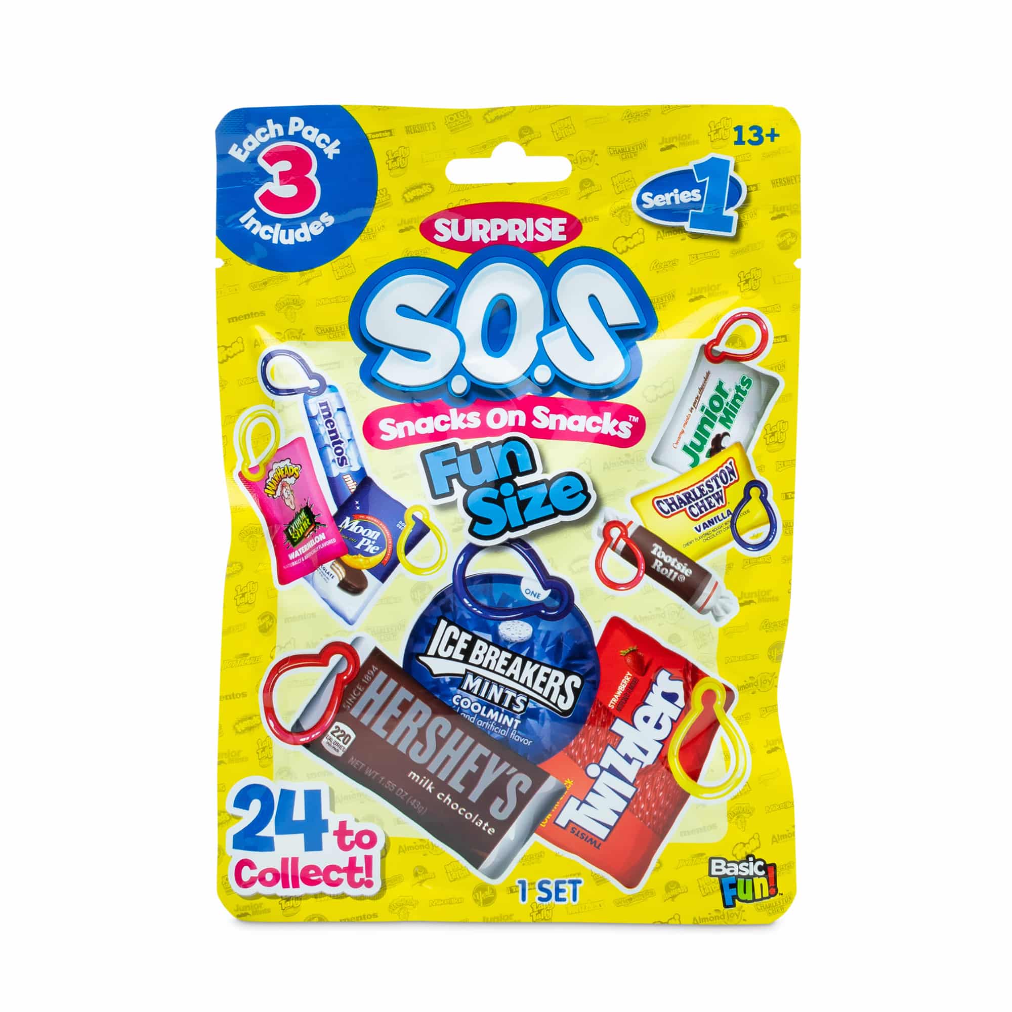 SNACKS ON SNACKS FUN SIZE PLUSH DANGLER