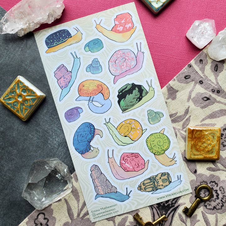 SNAIL TALES STICKER SHEET - Image 2