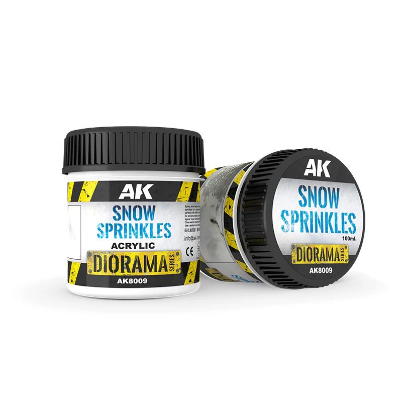SNOW SPRINKLES TEXTURE ACRYLIC 100ML BOTTLE