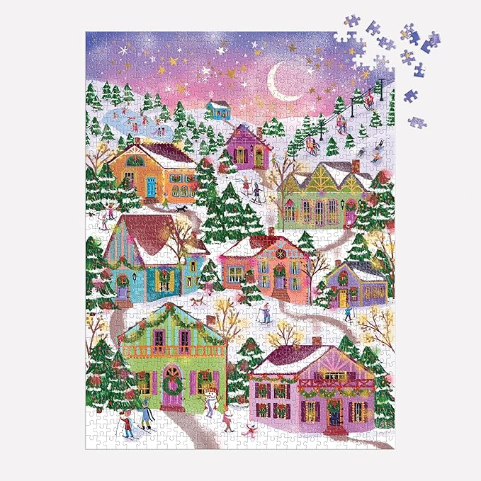 SNOWCAP VILLAGE 1000PC PUZZLE - Image 4