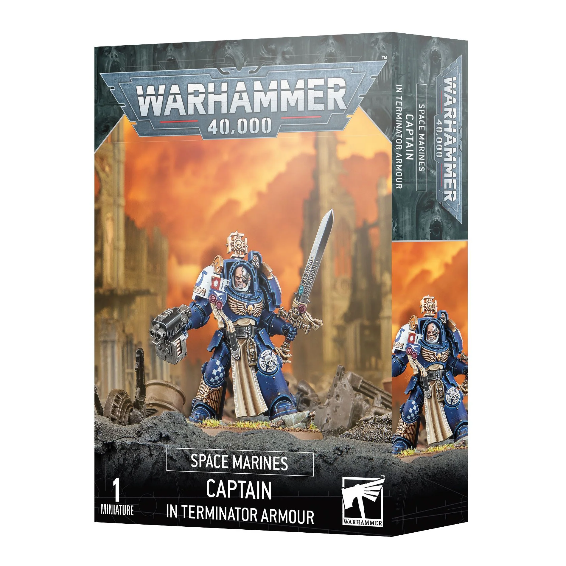 SPACE MARINE CAPTAIN IN TERMINATOR ARMOR