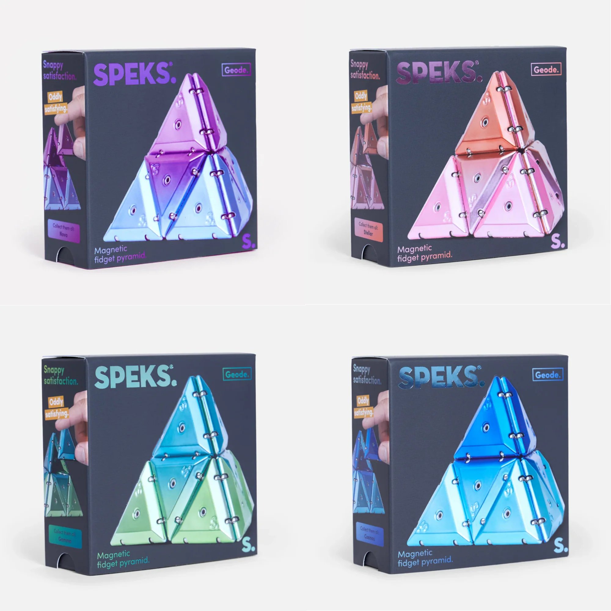 SPEKS GEODE PYRAMID CHROME SERIES