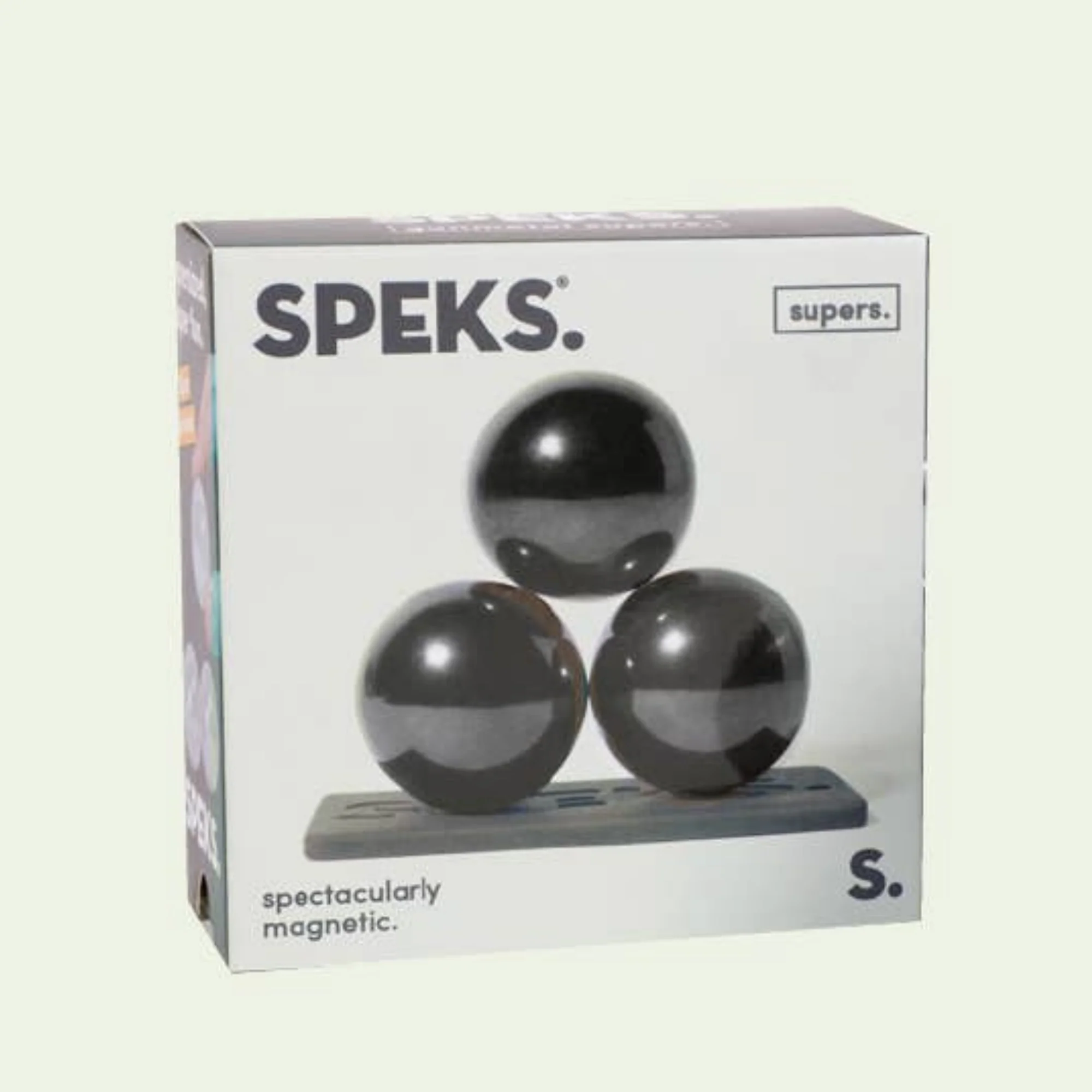 SPEKS SUPERS 33MM MAGNET BALLS 3CT GUNMETAL