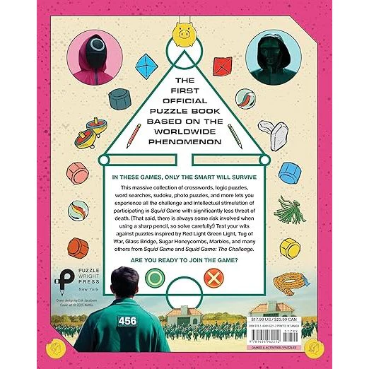 SQUID GAME BOOK OF GAMES PUZZLE BOOK - Image 2