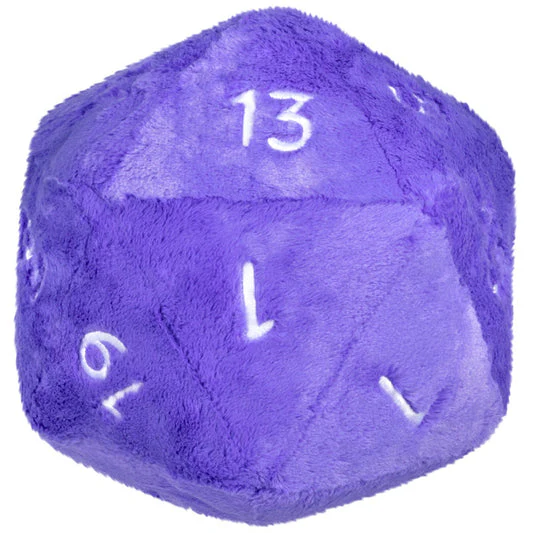 SQUISHABLE PURPLE D20 DICE - Image 3