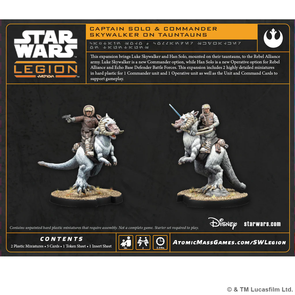 STAR WARS LEGION: CAPTAIN SOLO & COMMANDER SKYWALKER ON TAUN-TAUNS - Image 2