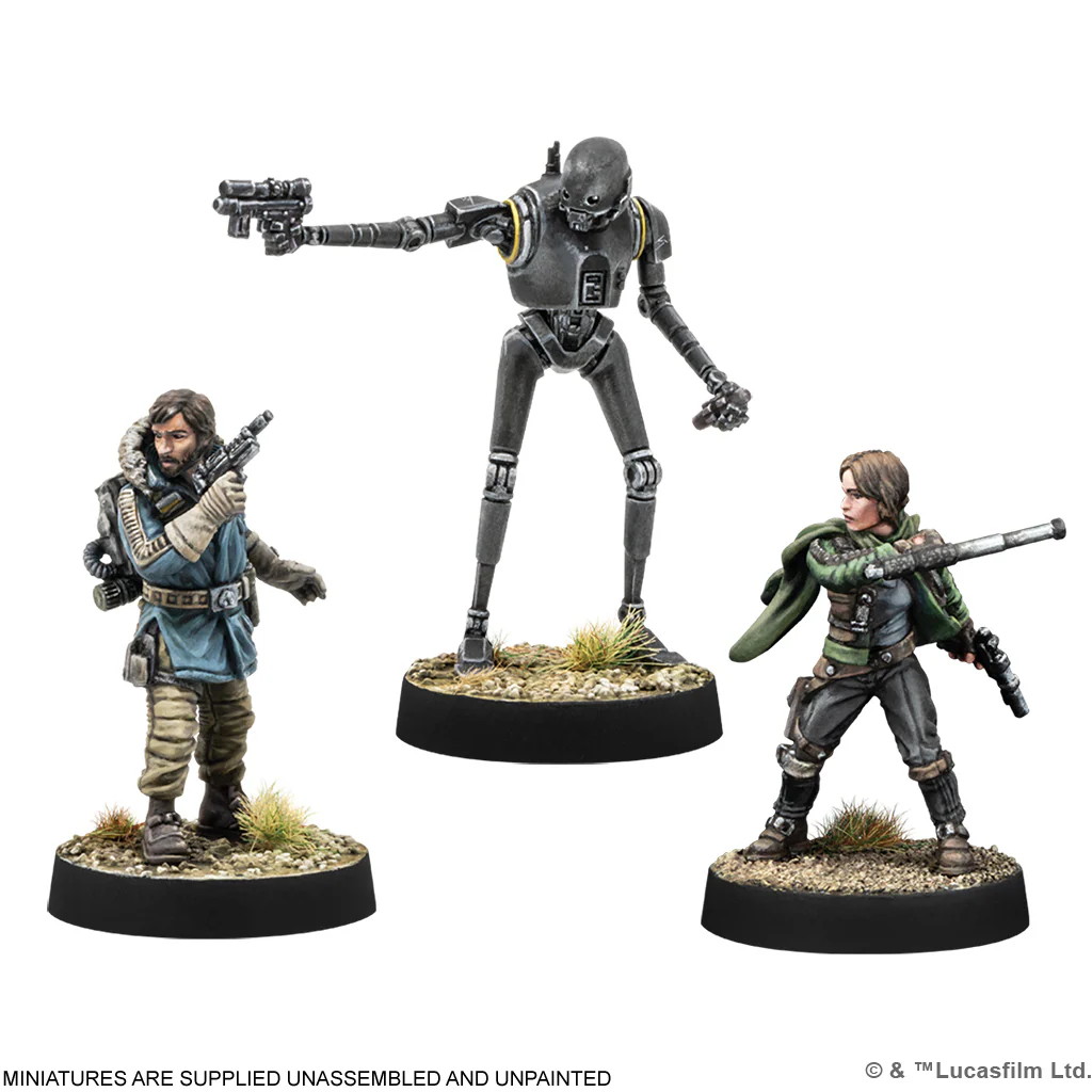 STAR WARS LEGION CASSIAN ANDOR, JYN ERSO, & K-2SO - Image 2