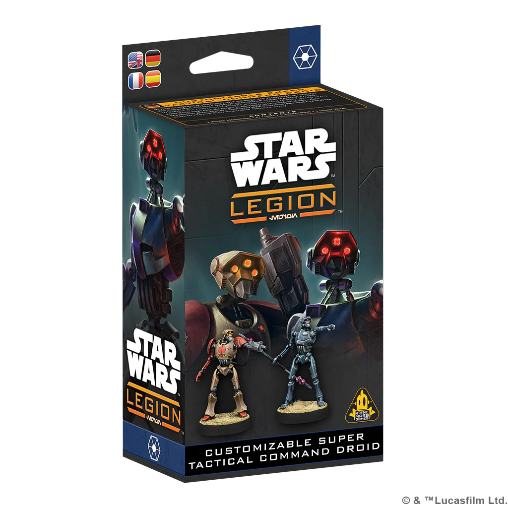 STAR WARS LEGION CUSTOMIZABLE SUPER TACTICAL COMMAND DROID