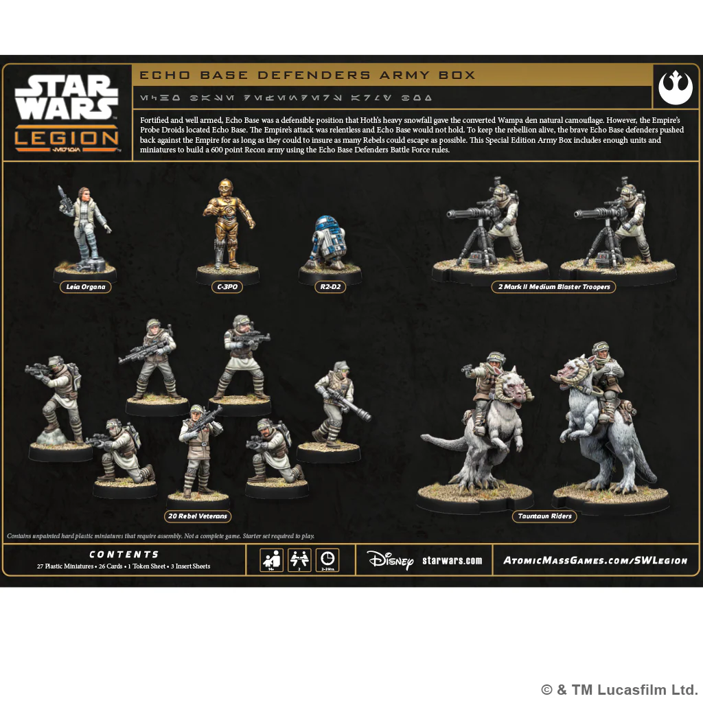 STAR WARS LEGION: ECHO BASE DEFENDERS SPECIAL EDITION ARMY BOX - Image 2