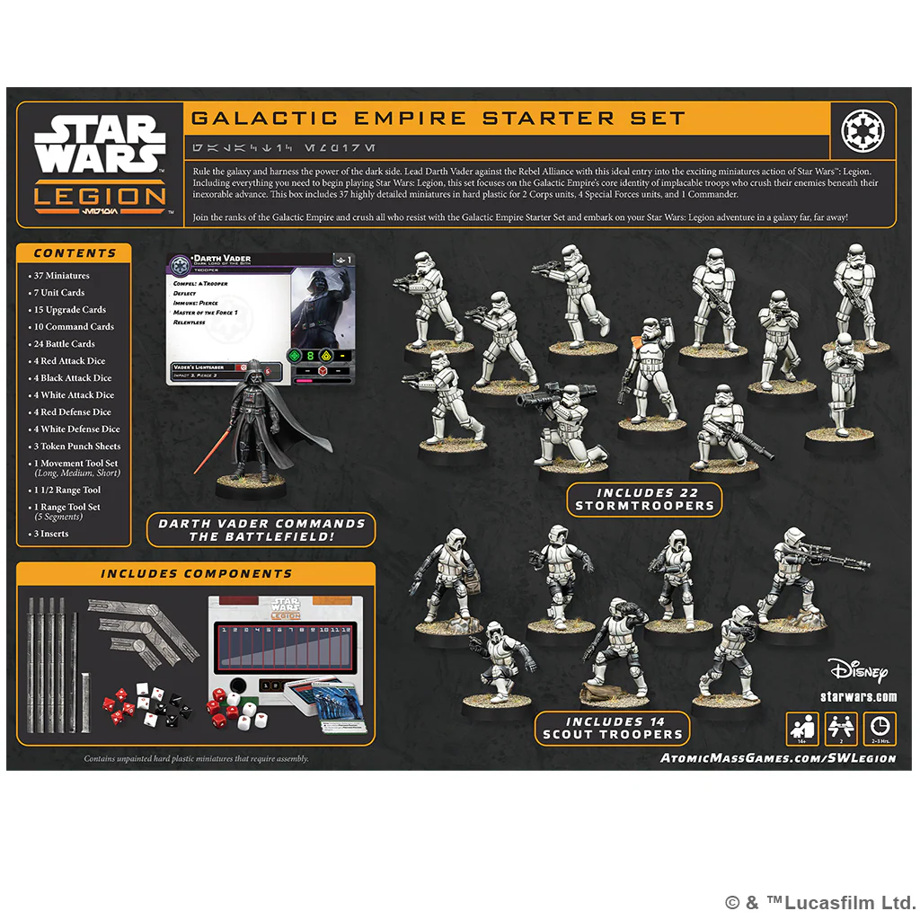 STAR WARS LEGION: GALACTIC EMPIRE STARTER SET - Image 2