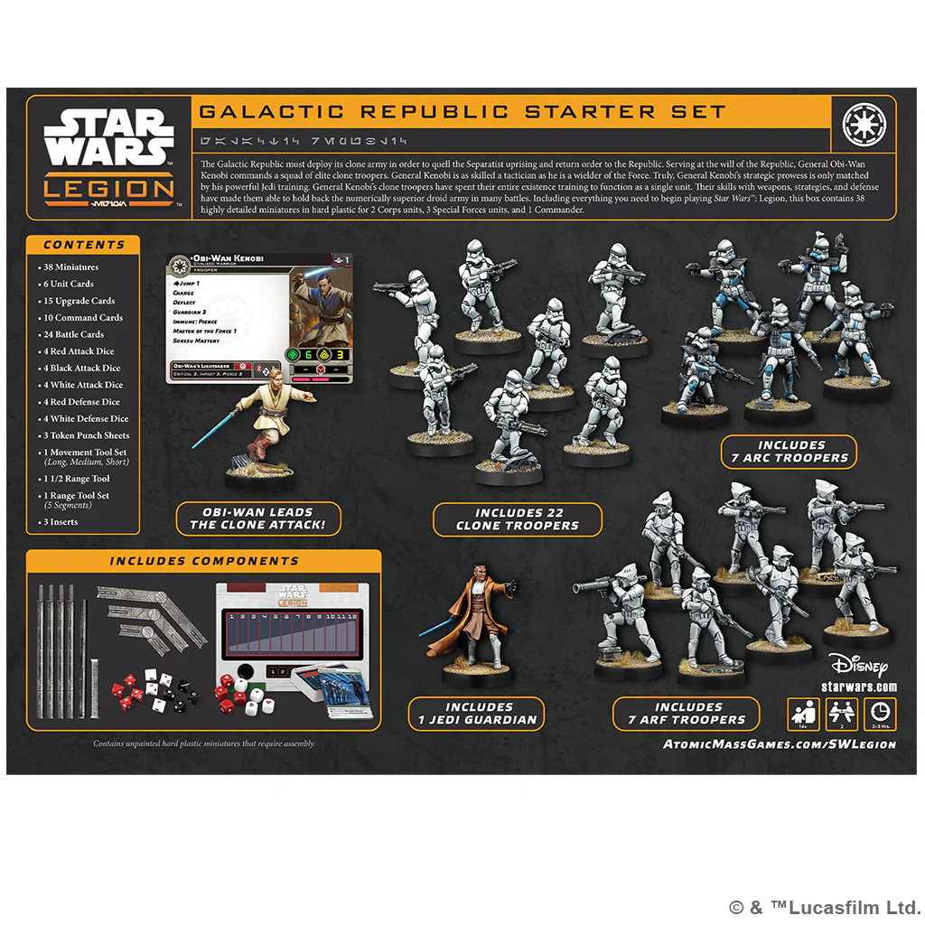 STAR WARS LEGION: GALACTIC REPUBLIC STARTER SET - Image 2