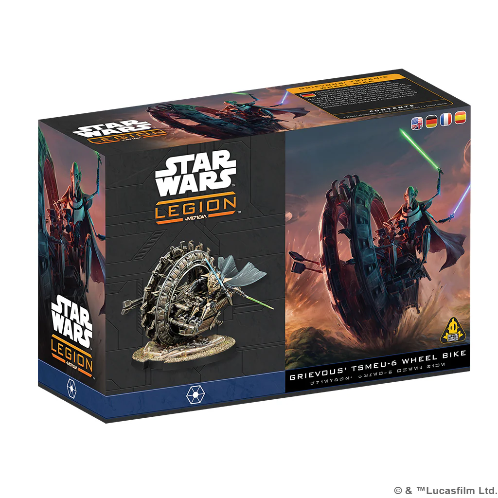 STAR WARS LEGION GENERAL GRIEVOUS' TSMEU-6 WHEEL BIKE