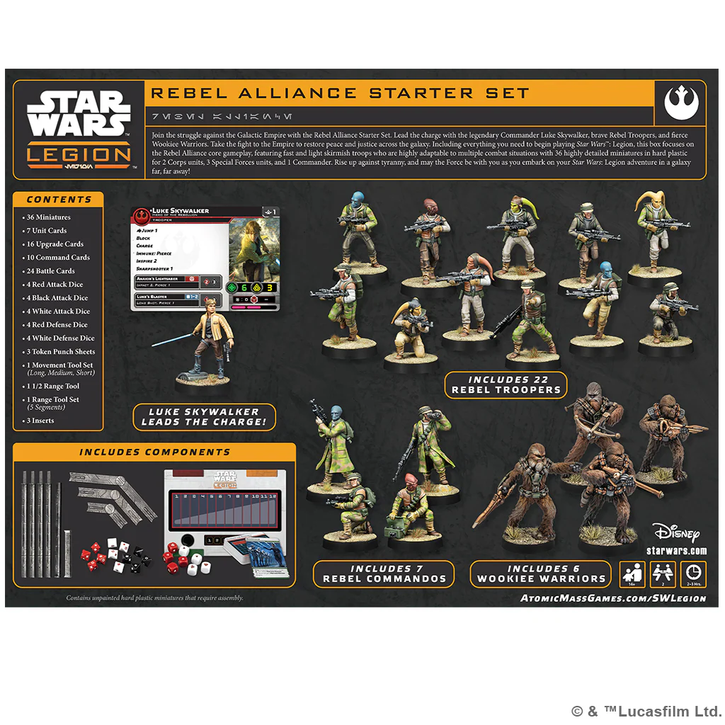 STAR WARS LEGION: REBEL ALLIANCE STARTER SET - Image 2