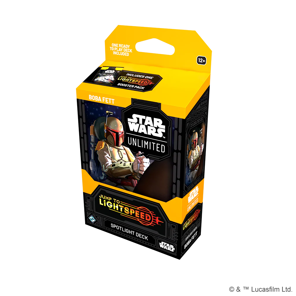 STAR WARS UNLIMITED JUMP TO LIGHTSPEED SPOTLIGHT DECK: BOBA FETT