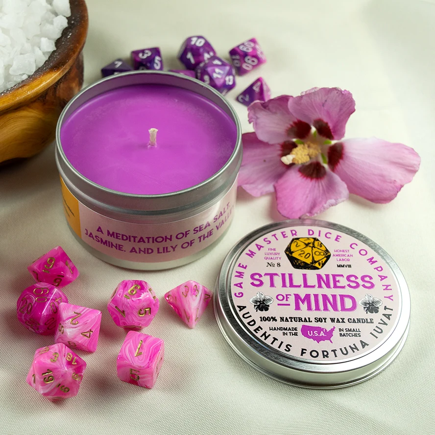 STILLNESS OF MIND 8oz GAMING CANDLE - Image 2