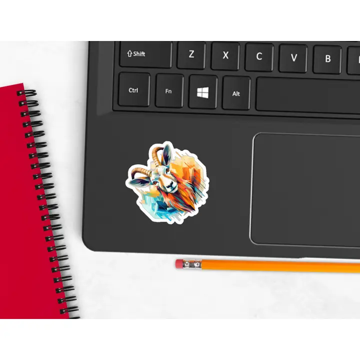 STYLIZED GOAT STICKER - Image 2