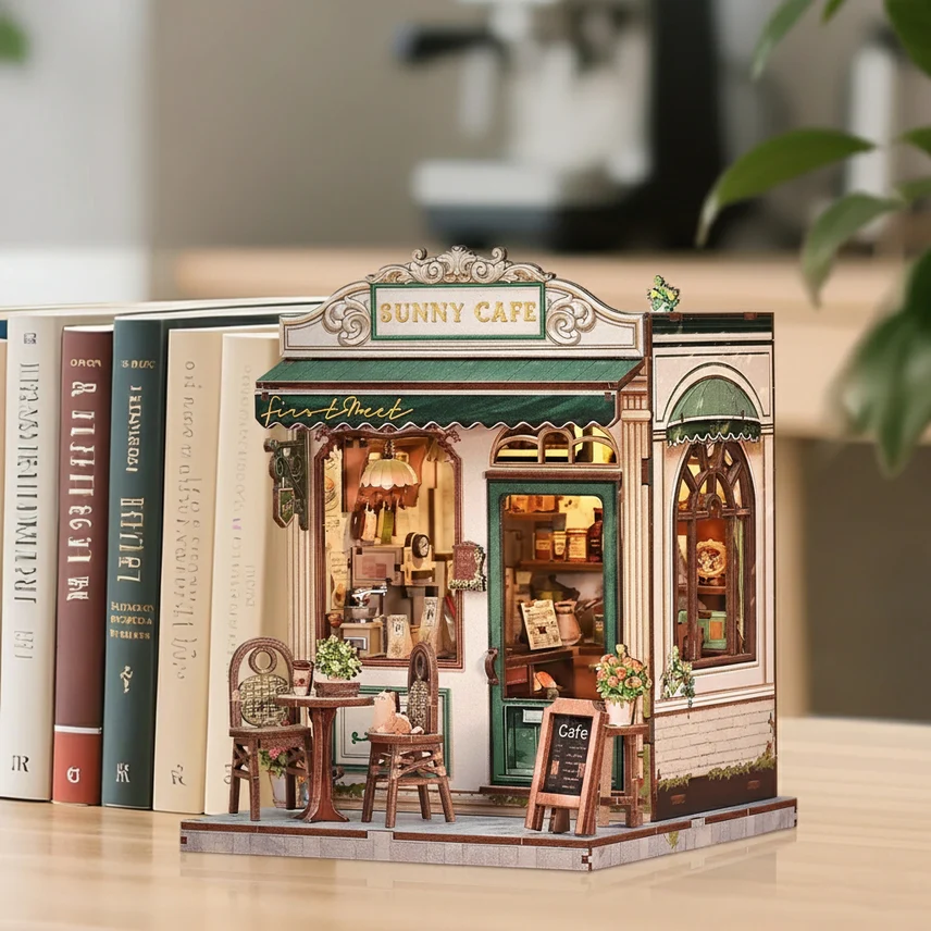 SUNNY CAFE MINIATURE BOOK NOOK KIT - Image 2