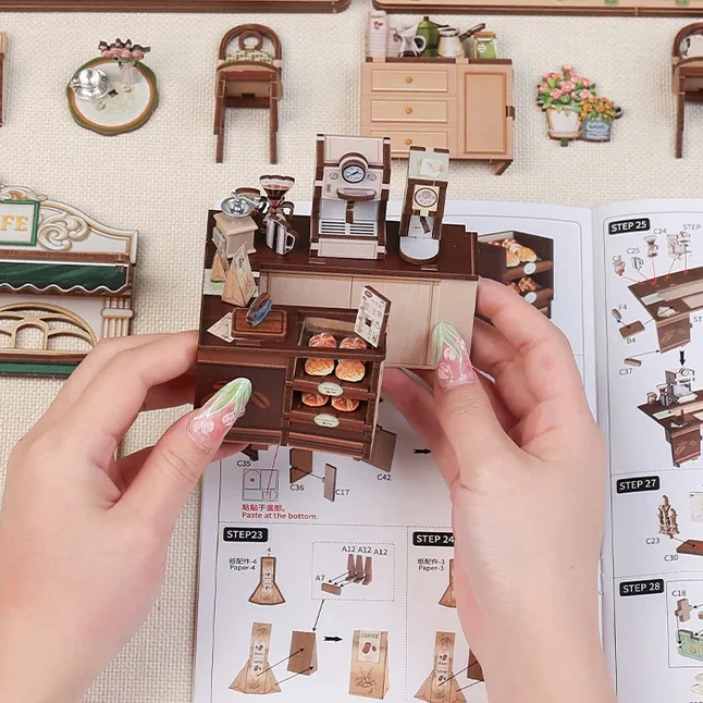 SUNNY CAFE MINIATURE BOOK NOOK KIT - Image 4