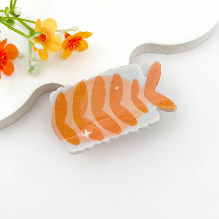 SUSHI SHRIMP HAIR CLAW CLIP - Image 2