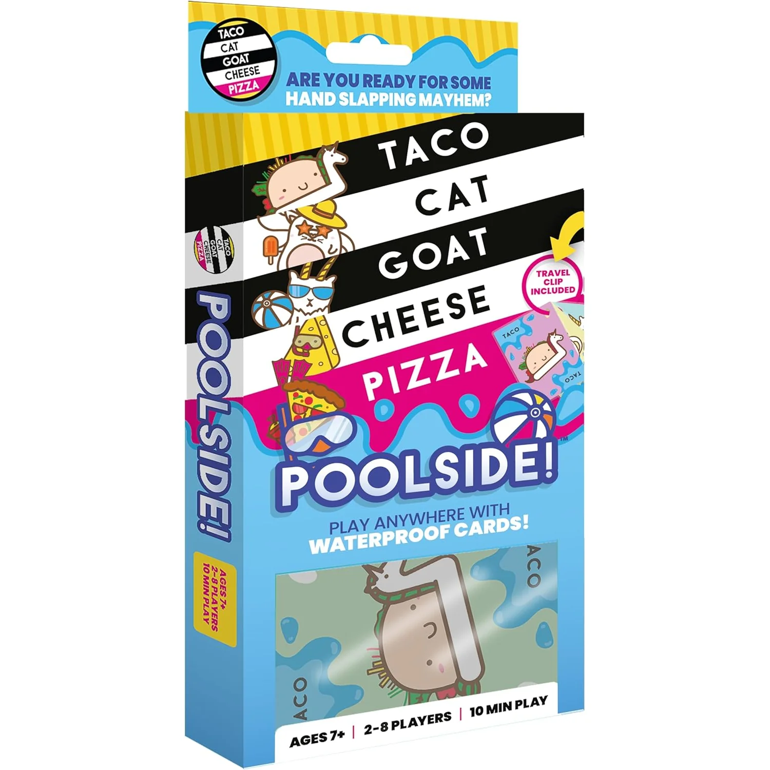 TACO CAT GOAT CHEESE PIZZA: POOLSIDE EDITION