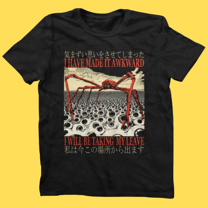 TAKING MY LEAVE CRAB T-SHIRT