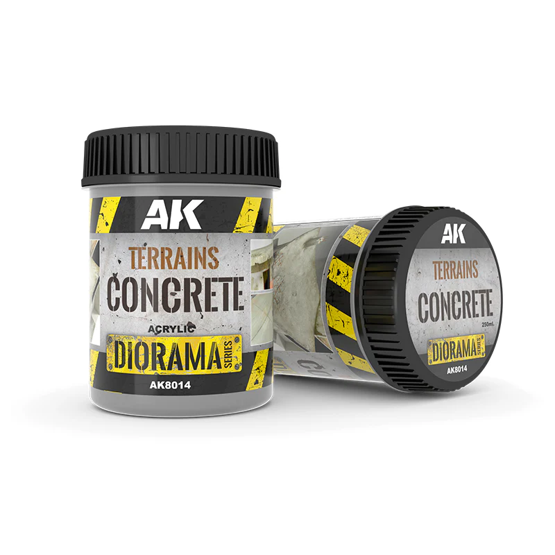 TERRAINS CONCRETE TEXTURE ACRYLIC 250ML BOTTLE