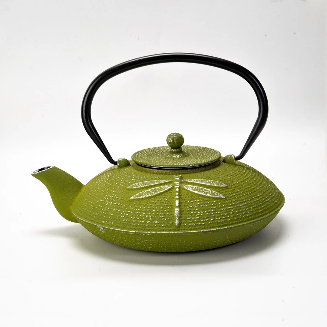 TETSUBIN TEAPOT (GREEN DRAGONFLY) - Image 4