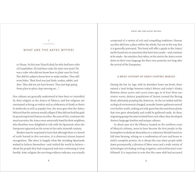 THE AZTEC MYTHS: A GUIDE TO THE ANCIENT STORIES AND LEGENDS BY CAMILLA TOWNSEND - Image 3