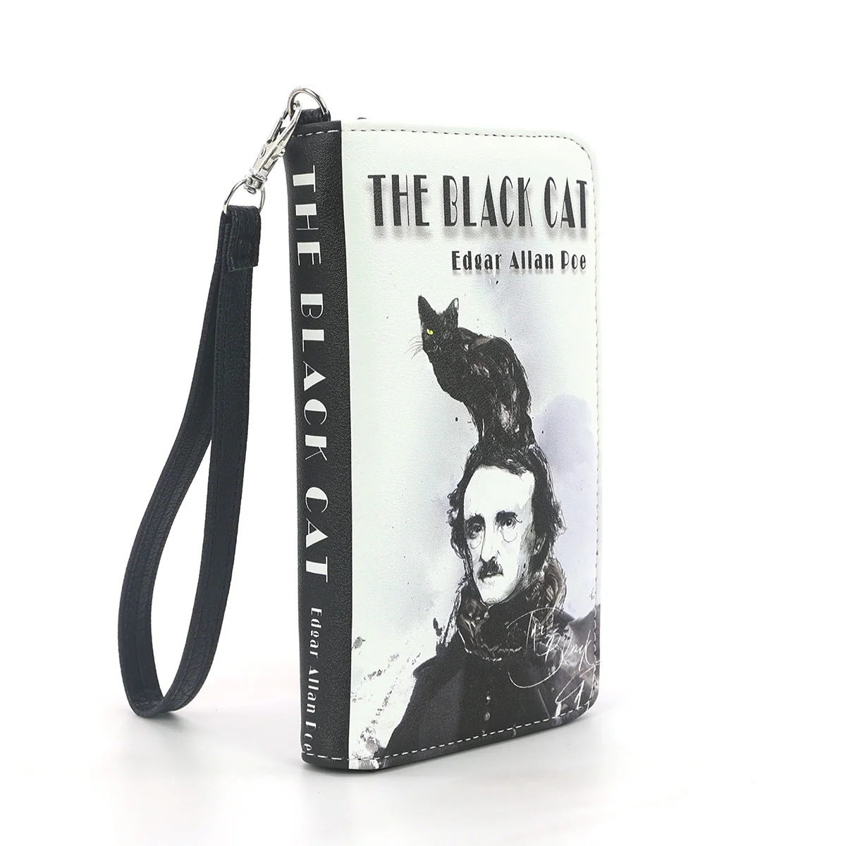 THE BLACK CAT BY EDGAR ALLAN POE BOOK WALLET WRISTLET - Image 2