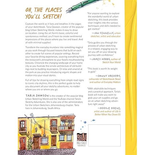 THE BEGINNERS GUIDE TO URBAN SKETCHING BY TARIA DAWSON - Image 2