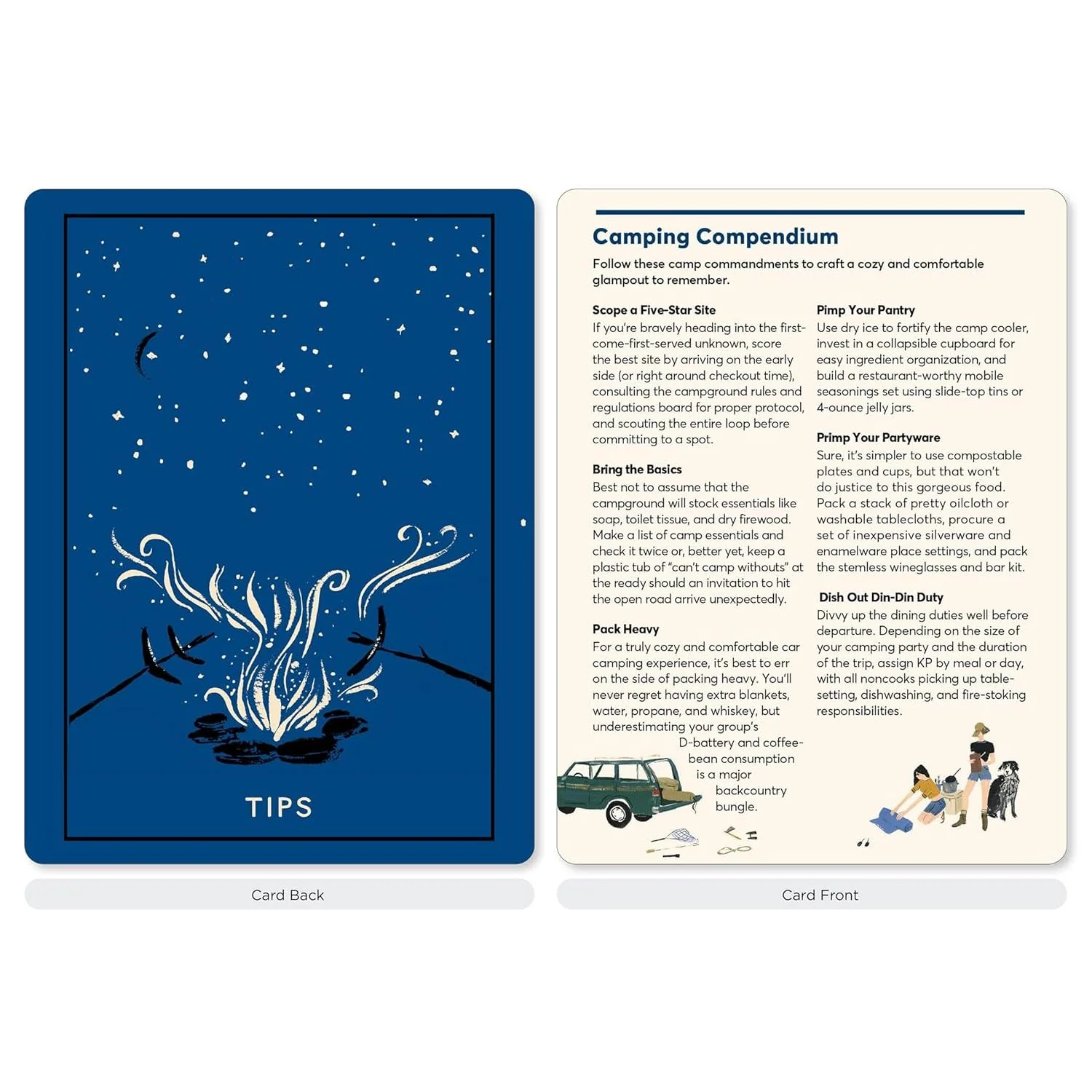 THE CAMPOUT CARD DECK: 50 CARDS TO ELEVATE YOUR OUTDOOR ADVENTURES - Image 2