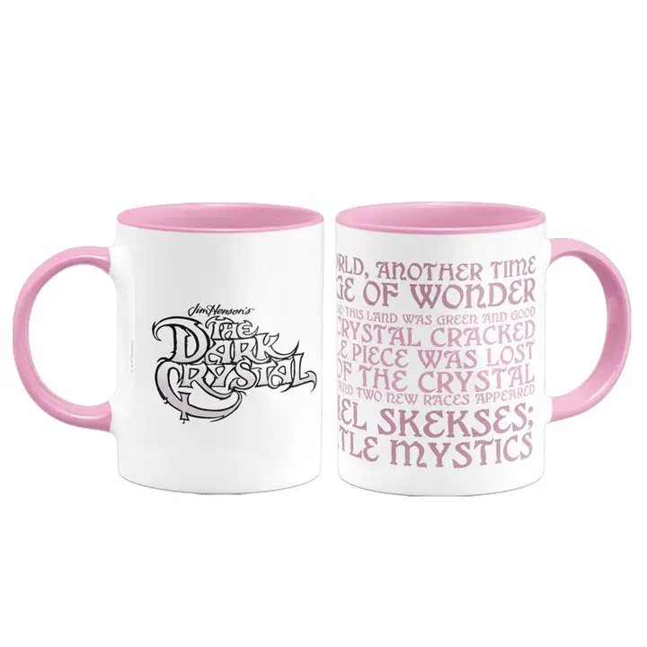 THE DARK CRYSTAL THE CRYSTAL CRACKED COLORED MUG (PINK)