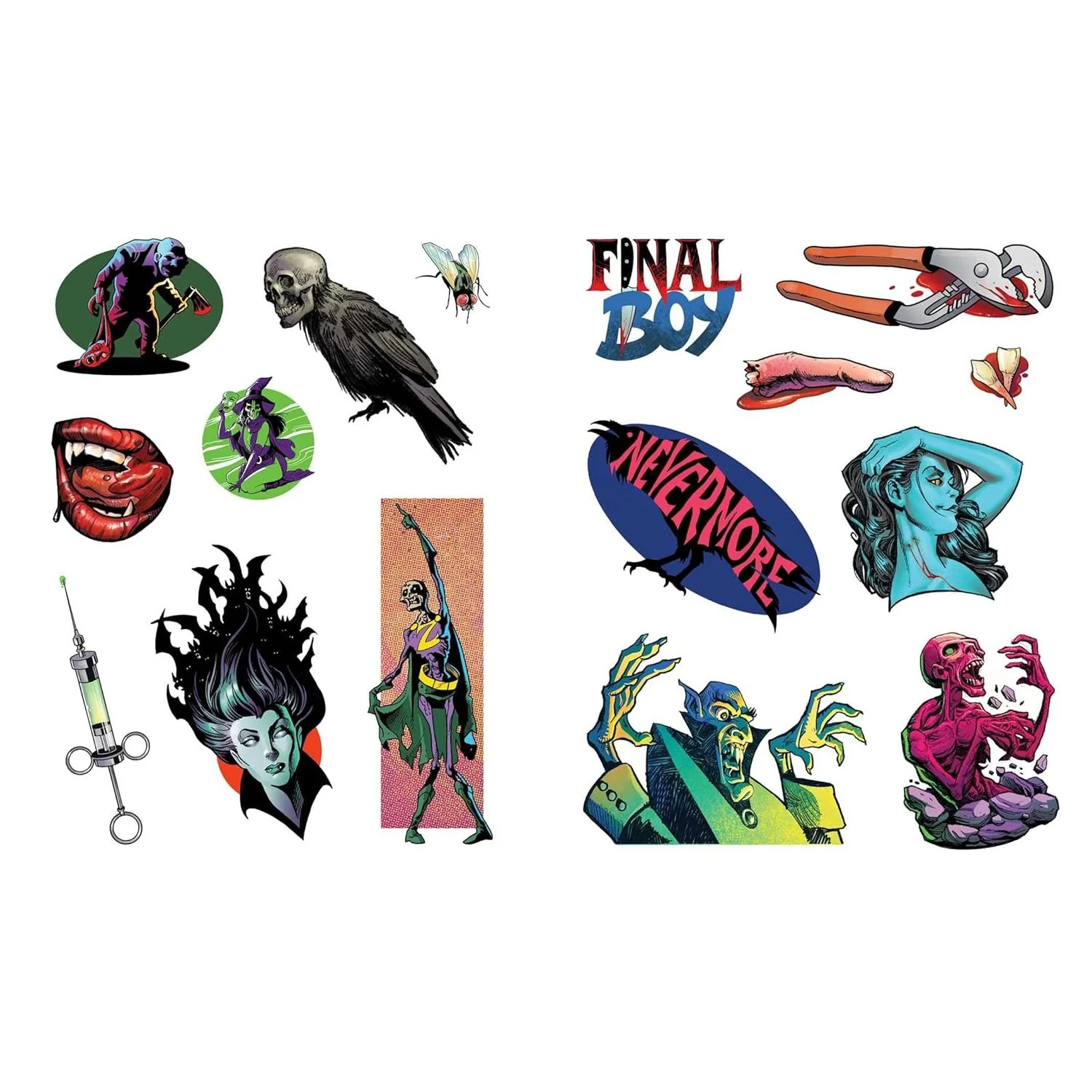 THE EXTREME HORROR STICKER BOOK 500+ STICKERS! - Image 2