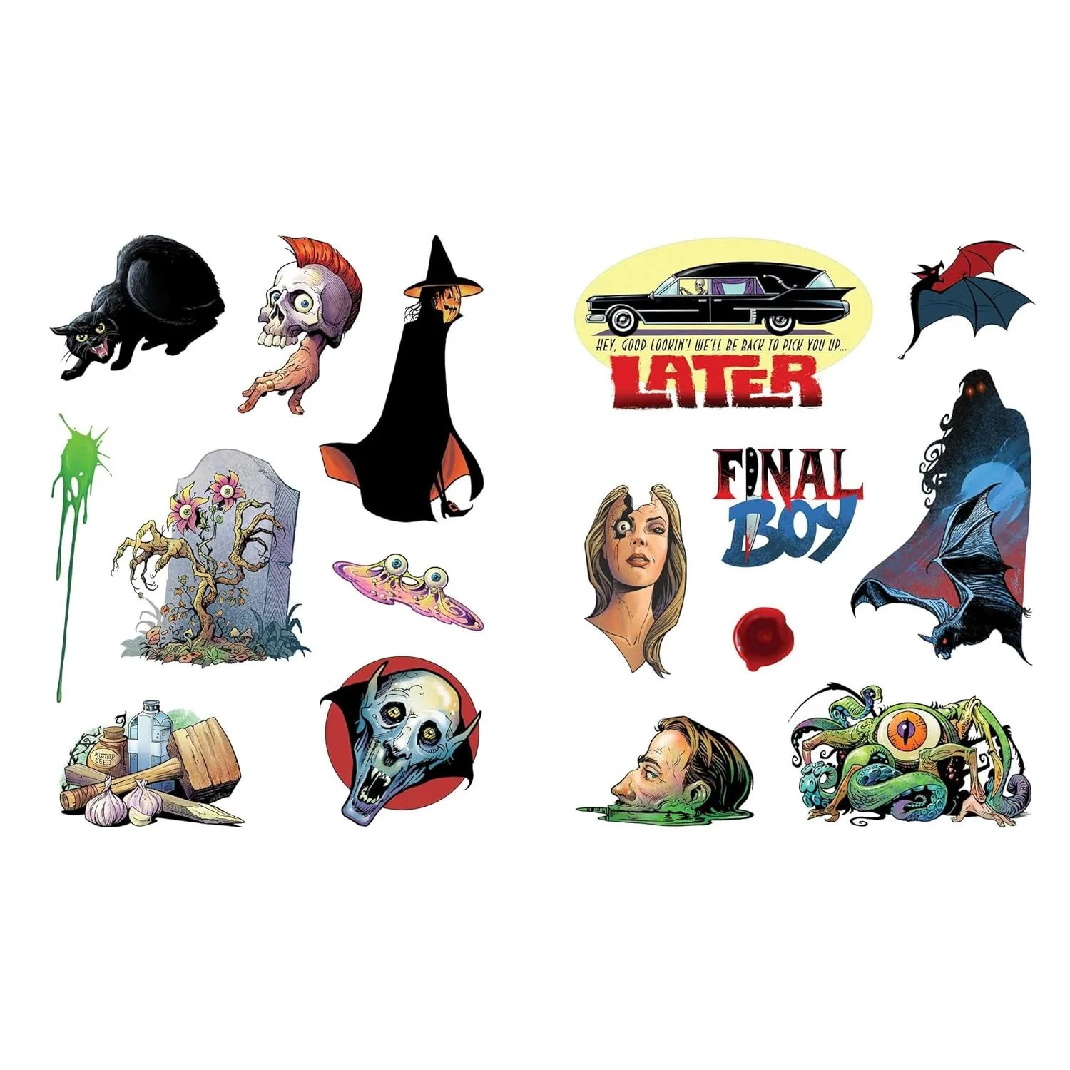 THE EXTREME HORROR STICKER BOOK 500+ STICKERS! - Image 4