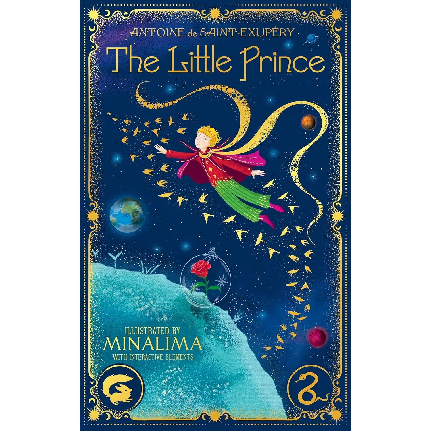 THE LITTLE PRINCE BY ANTOINE DE SAINT-EXUPERY, ILLUSTRATED BY MINALIMA