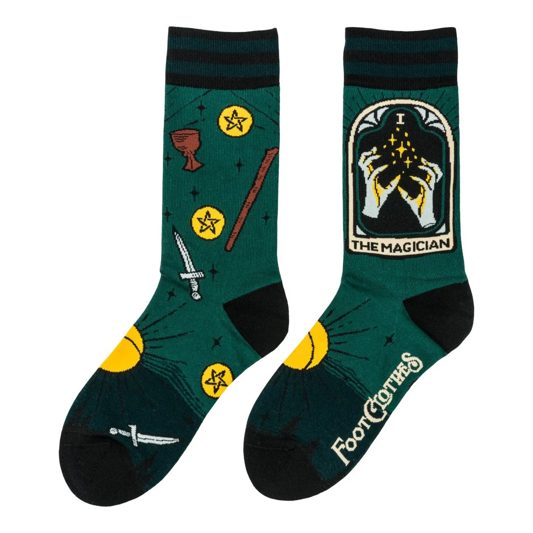 THE MAGICIAN TAROT CREW SOCKS BY FOOTCLOTHES - Image 3