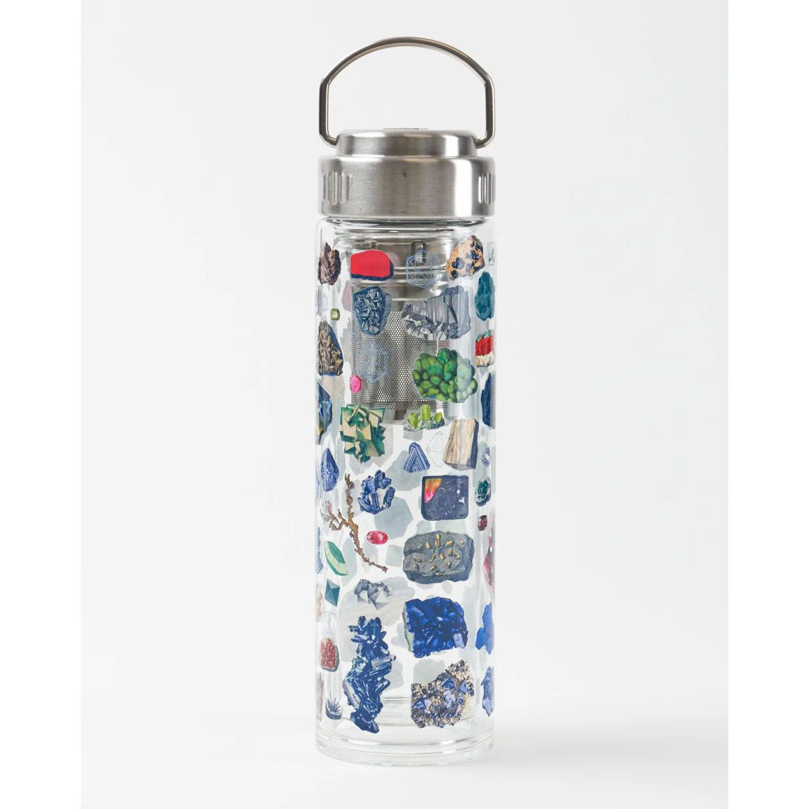 THE MINERAL KINGDOM GLASS INFUSER BOTTLE 15OZ - Image 2