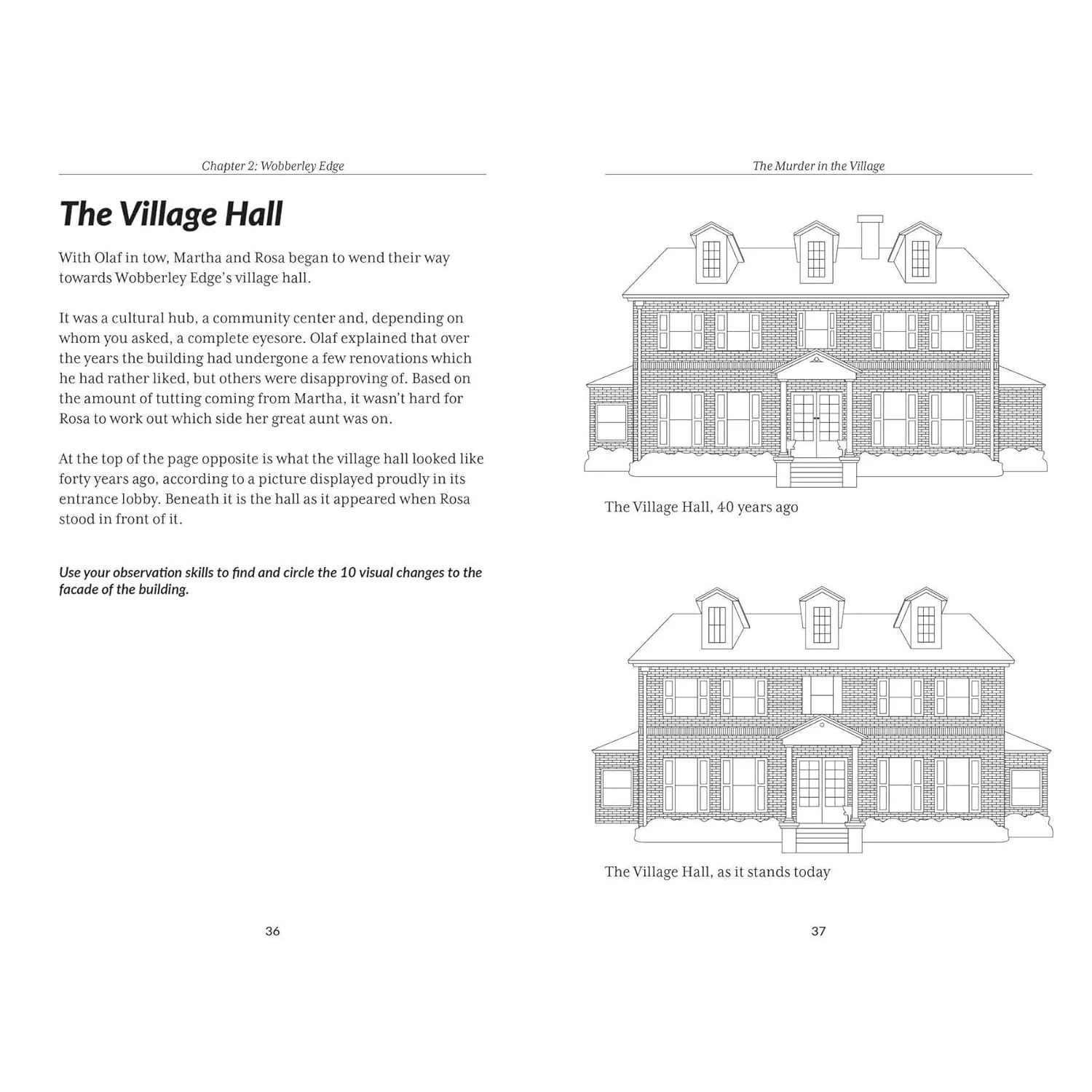 THE MURDER MYSTERY CLUB PUZZLE BOOK: MURDER IN THE VILLAGE - Image 3