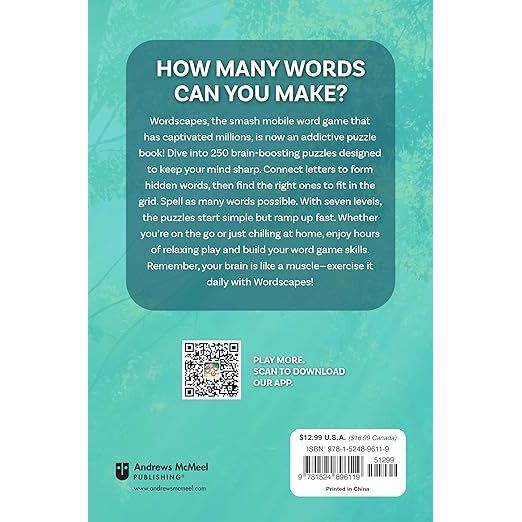 THE OFFICIAL WORDSCAPES PUZZLE BOOK VOLUME 1 - Image 2