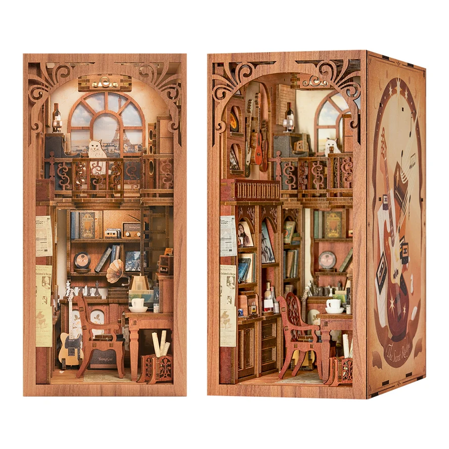 THE SECRET RHYTHM 3-D WOODEN MINIATURE BOOK NOOK KIT - Image 2