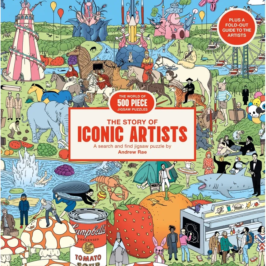 THE STORY OF ICONIC ARTISTS 500PC JIGSAW PUZZLE