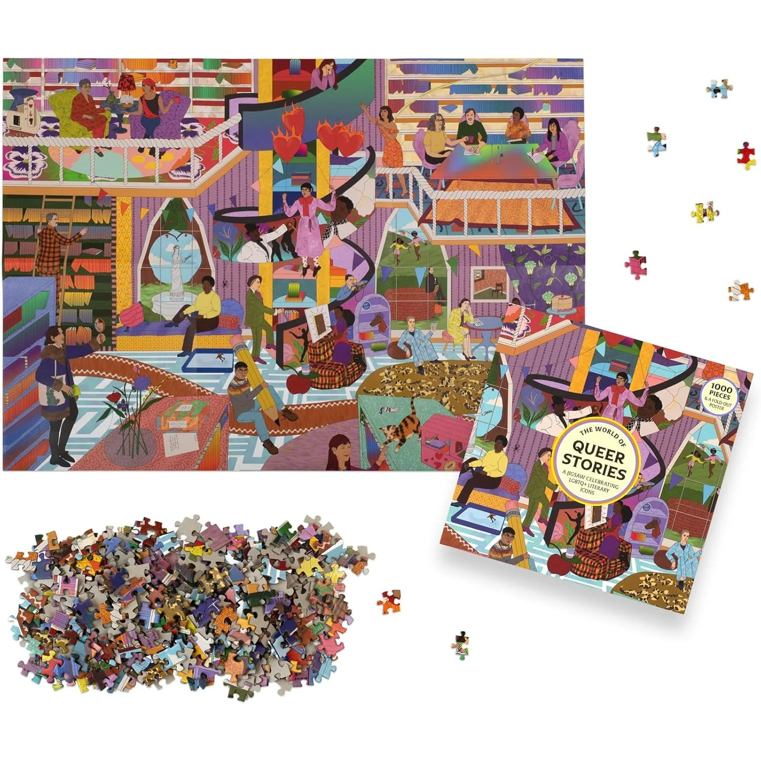 THE WORLD OF QUEER STORIES 1000PC PUZZLE - Image 6