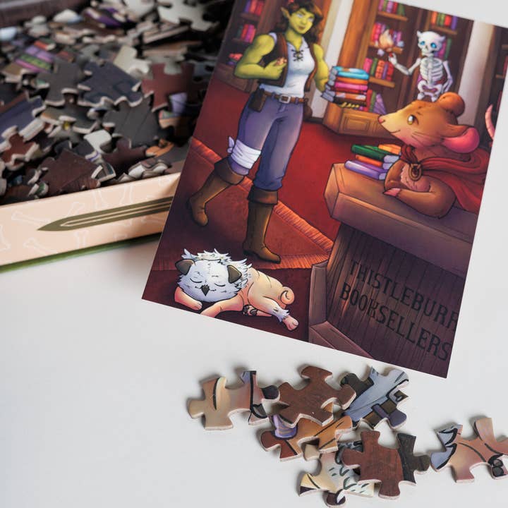 THISTLEBURR BOOKSELLERS: BOOKSHOPS AND BONEDUST 250PC PUZZLE - Image 4