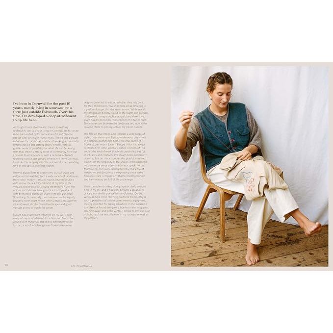 THREADS: 20 HAND EMBROIDERY DESIGNS TO ENHANCE YOUR CLOTHES BY MADELEINE KEMSLEY - Image 3