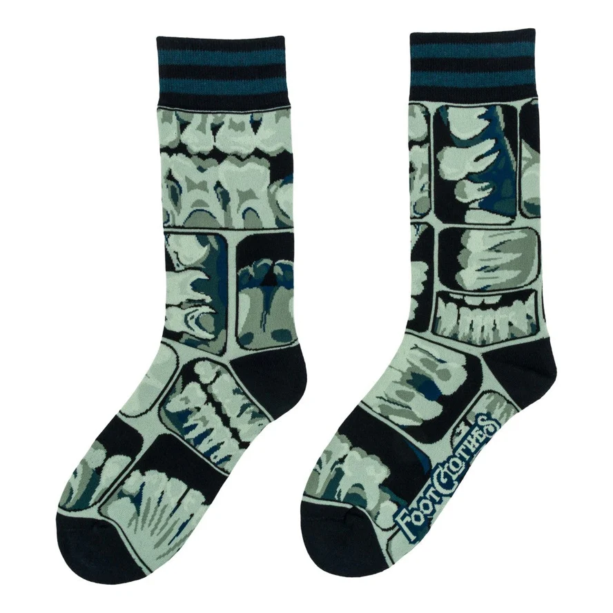 TOO COOL FOR FLOSSING CREW SOCKS BY FOOTCLOTHES - Image 2